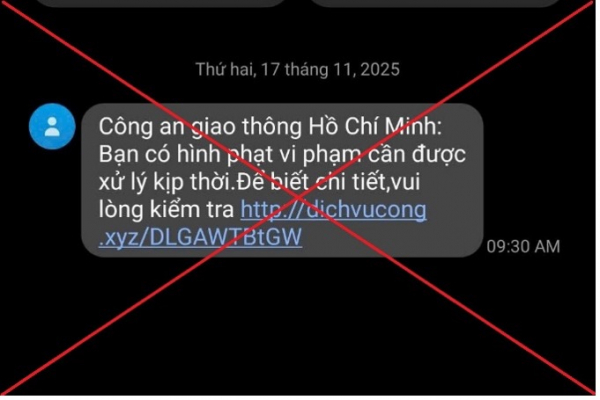 Cảnh giác với chiêu lừa đảo thông báo “phạt nguội” của CSGT